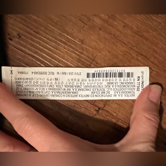 Zara Wrap Dress Blk & Vintage Pink Floral pattern sz M - Picture 9 of 9